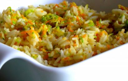 Arroz Integral com Abobrinha