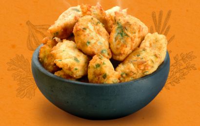 Bolinho de Arroz Integral Assado 