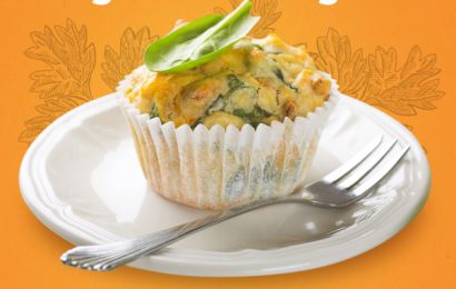 Muffin de Arroz Integral com Legumes 