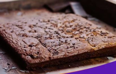Brownie de achocolatado com farinha de arroz