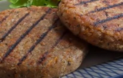 Hambúrguer de proteína de soja 